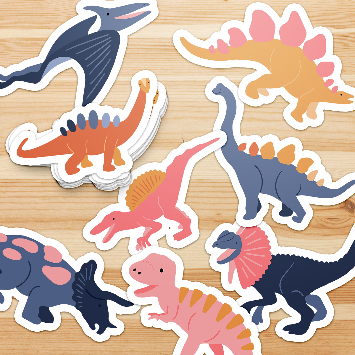 Stegosaurus Stickers